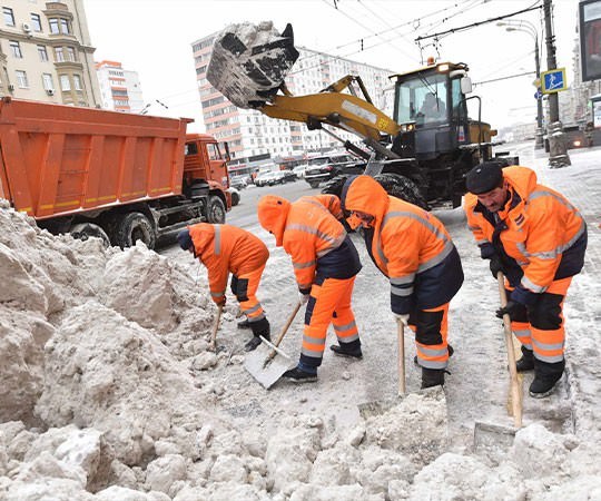 Уборка снега в Туймазах и  Республике Башкортостан