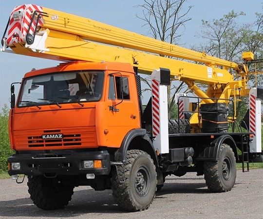 Аренда автовышки в Туймазах и  Республике Башкортостан